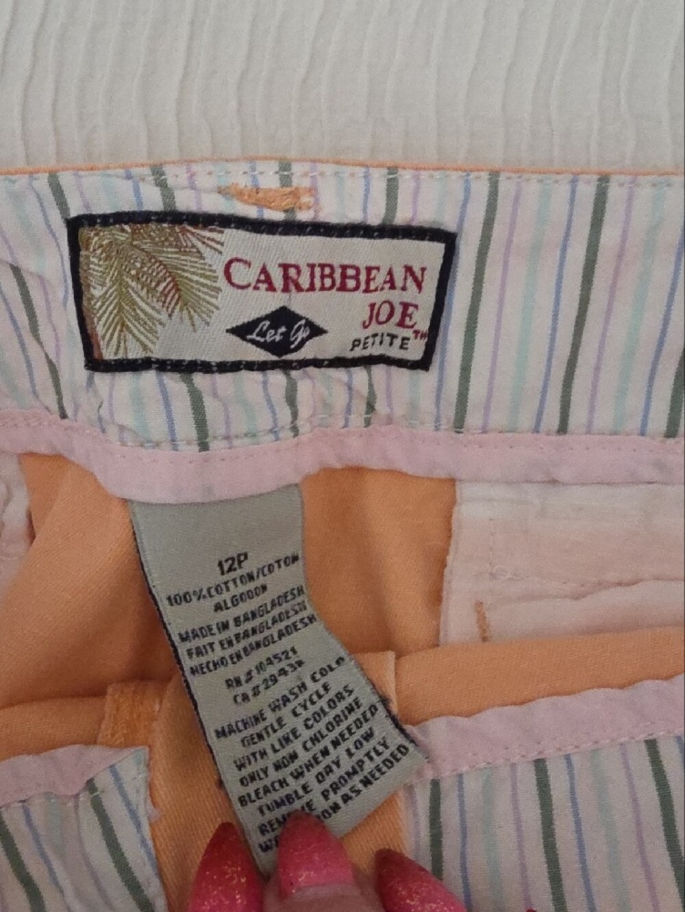 Caribbean Peach A-Line Mini Skirt - Picture 2 of 4